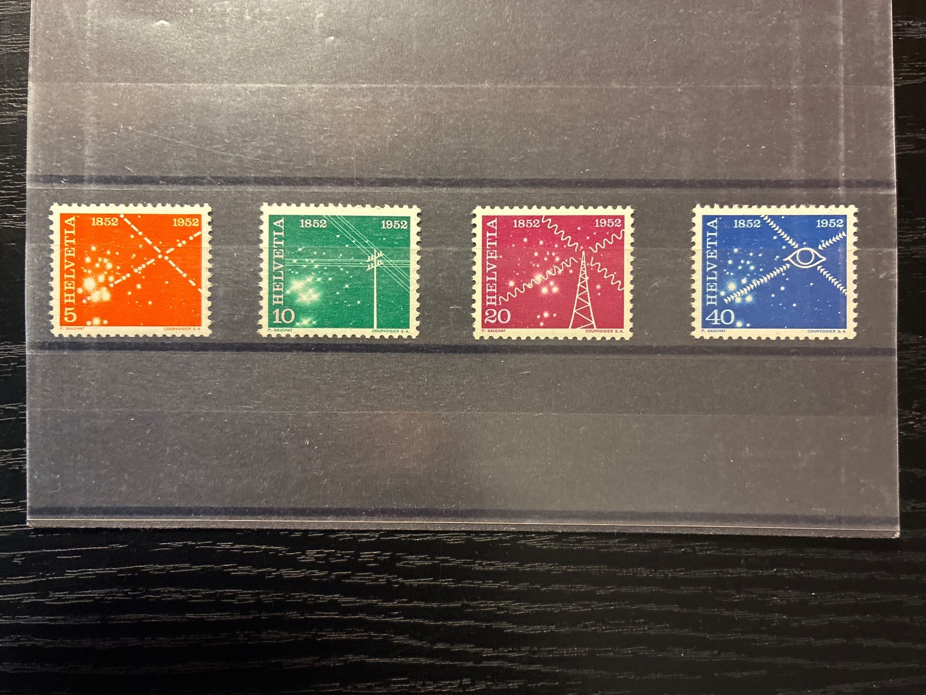Alle Briefmarken: Briefmarken Schweiz 1952 – Gebraucht aus schafisheim von bru_bkb8
