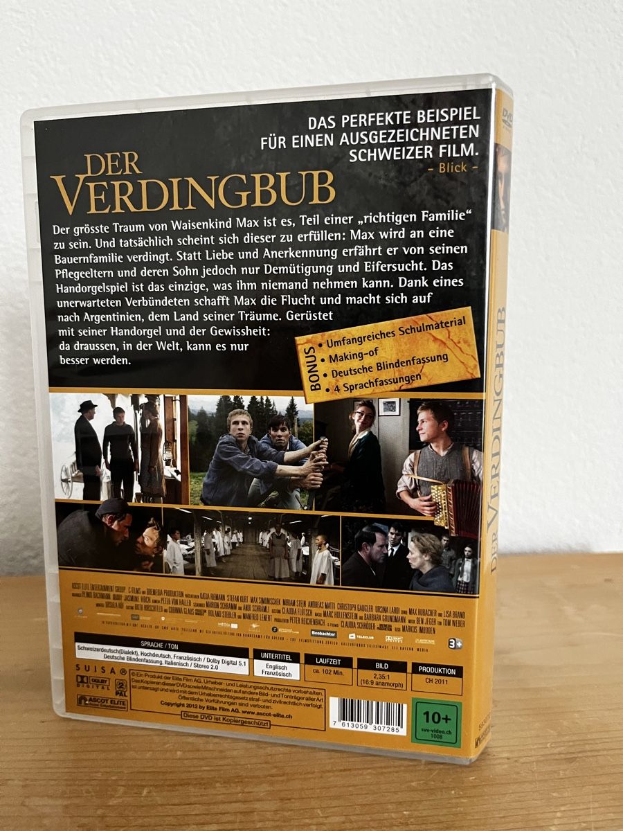 Tutti i DVDs: DVD Der Verdingbub - Schweizer Filmklassiker – Usato da Bassersdorf venduto da McRob00 2