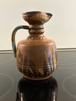 Vase Keramik Krugform Verlaufglasur unbek. signiert