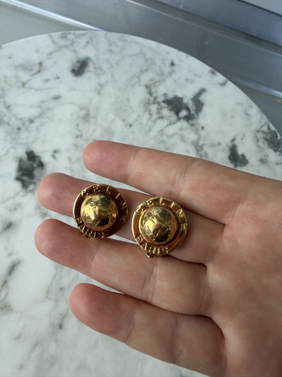 Celine Ohrringe & -stecker: Boucles d'oreilles clips vintage de CELINE – Gebraucht aus Cressier FR von Kvito4ka 6