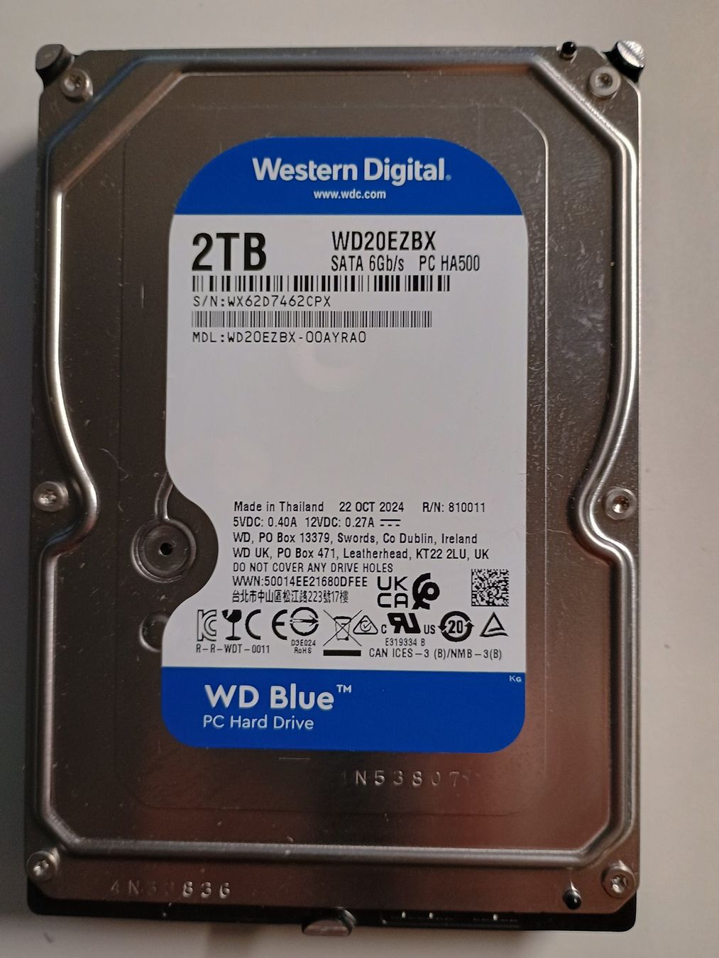 Western Digital Dischi rigidi: Disk Drive 2 Tera Byte WD Blue – Usato da Faido venduto da crossini