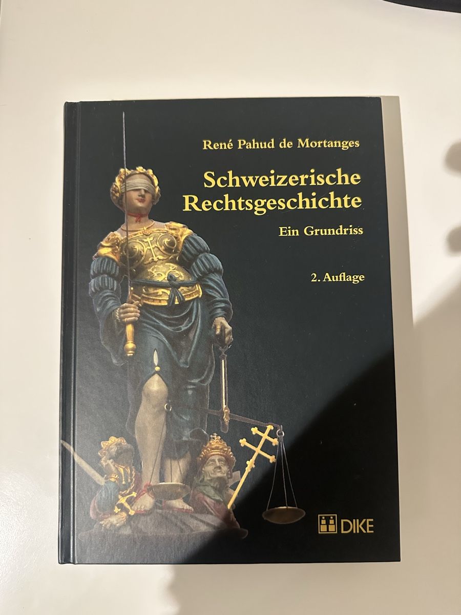 Bücher: Fachbuch Schweizerische Rechtsgeschichte 2. Auflage Dike – Gebraucht aus Wangen ZH von mar_h7nj