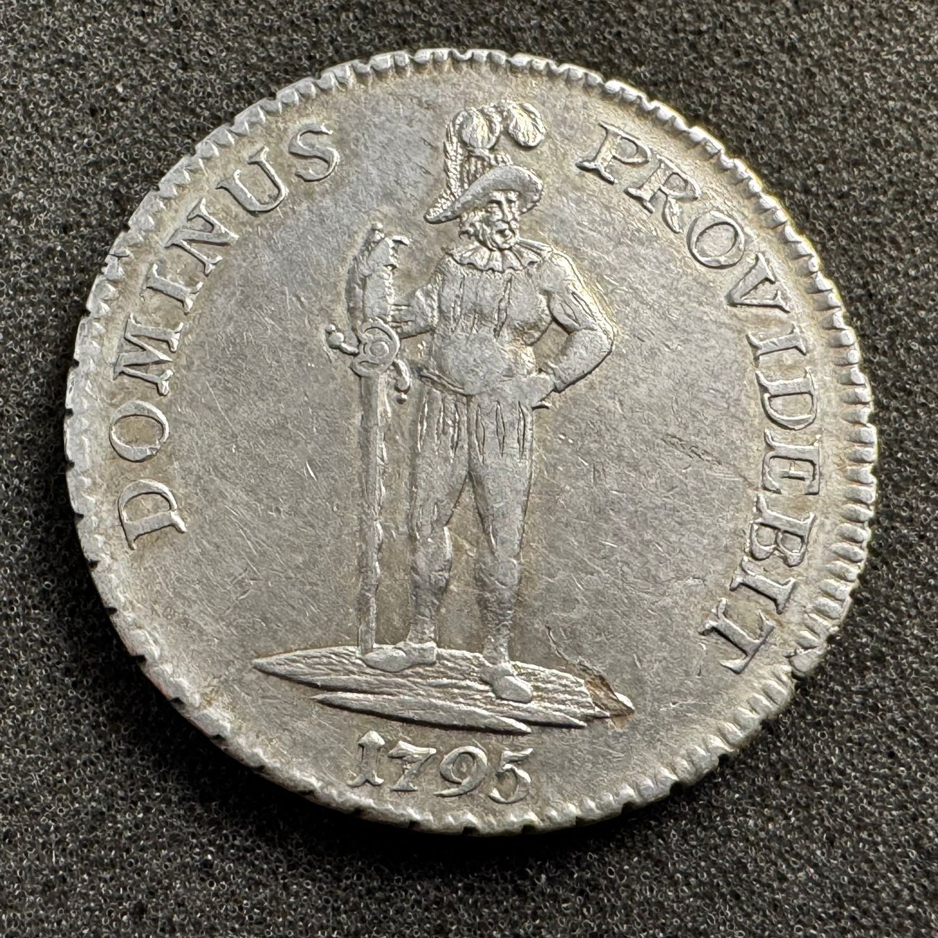 Tutti le monete: 1 Taler Silber Kanton Bern 1795 - 2 Federn – Usato da Reitnau venduto da tb-muenzen