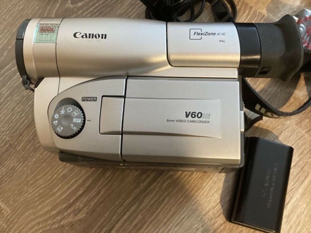 canon v60hi 8mm video camcorder