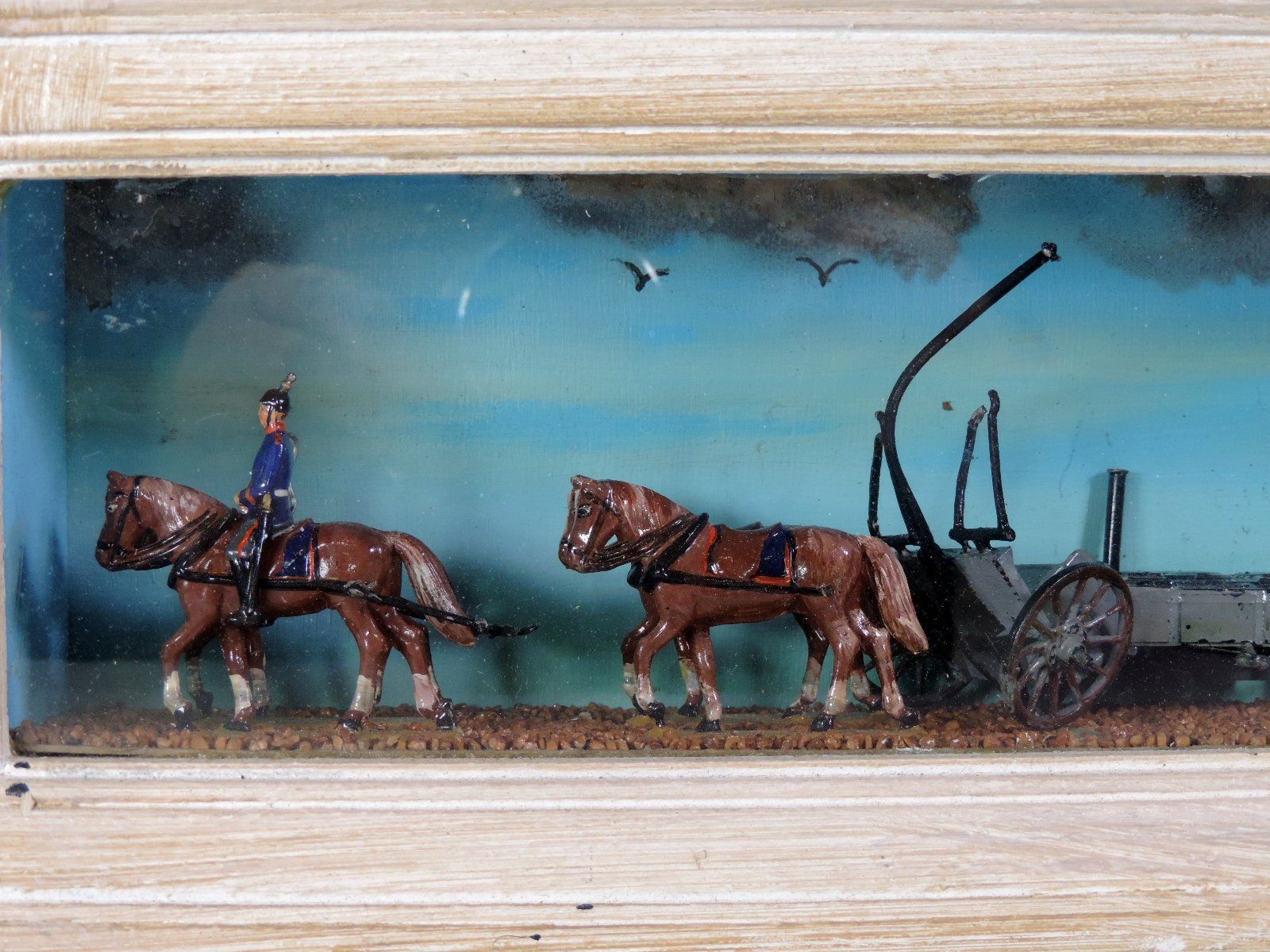 Figuren: Diorama mit Militär Zinnfiguren – Gebraucht aus Duggingen von doogbua 1