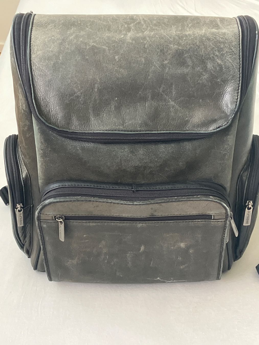Sacs à dos: Grüner Lederrucksack – D'occasion à Baden par sylivianne
