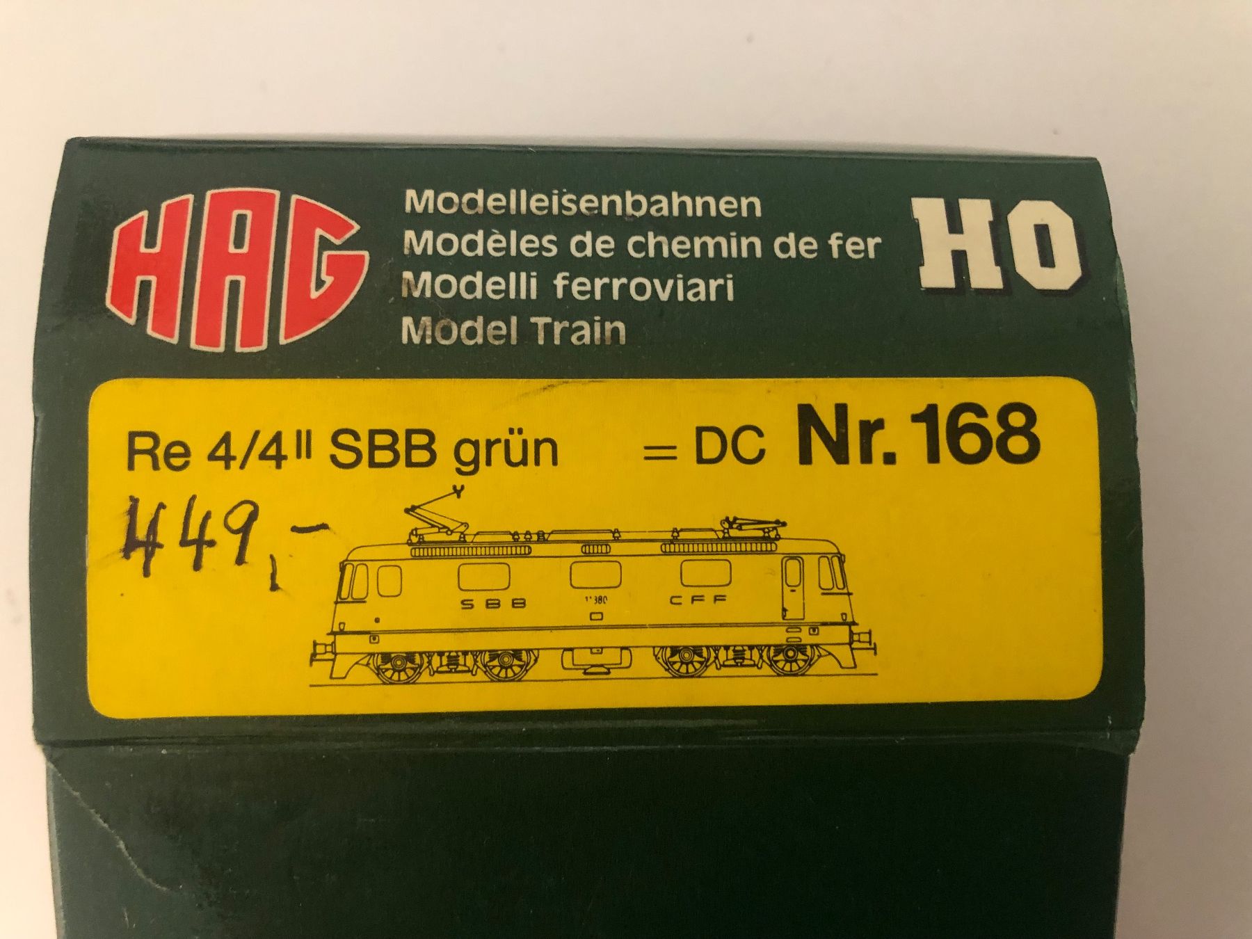 Hag Modelleisenbahnen: HAG 168 Re 4/4II SBB NEU – Neu und originalverpackt aus Ostermundigen von Garmin03 5