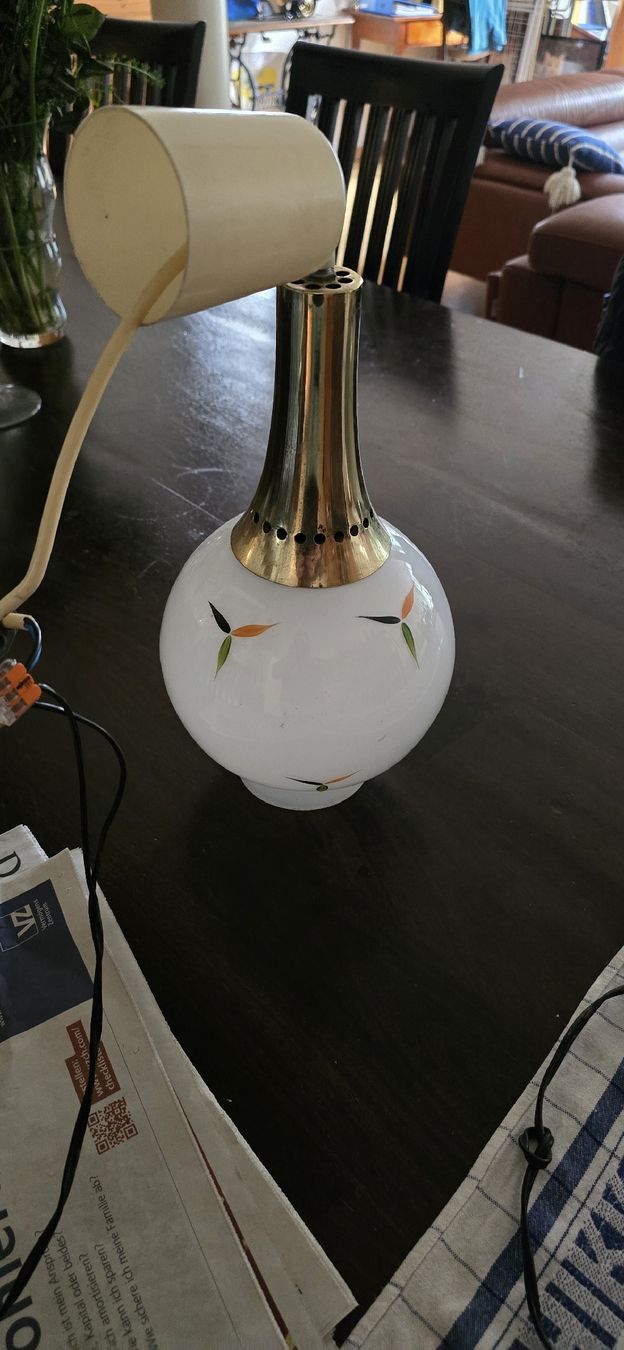 Lampadari & plafoniere: Retro Lampe, Vintage Deckenlampe mit Muster, 60er – Usato da Basel venduto da Jcva 2