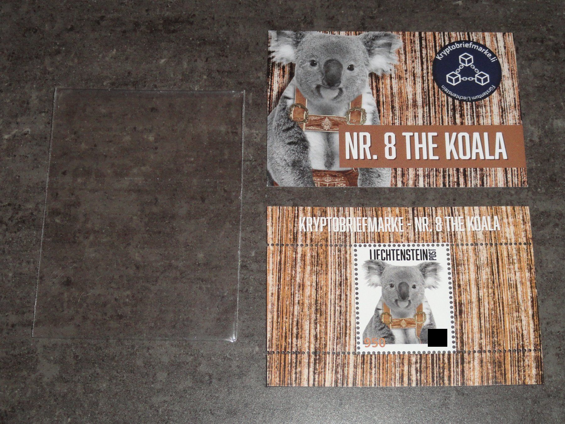 Tutti i francobolli: CRYPTO Stamp Nr 8 KOALA Liechtensteinische Post REGENBOGEN – Nuovo (secondo la descrizione) da Dagmersellen venduto da dribbeldrago10 3