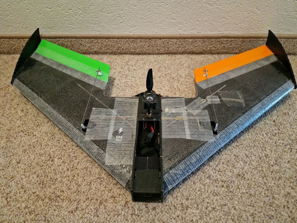 Modellismo RC: FPV Nurflügler Wing mit GPS und OSD – Usato da St. Gallen venduto da modellflug 1