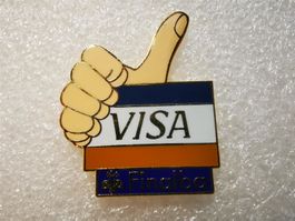 Ansteckpin 1: Visa Creditcard