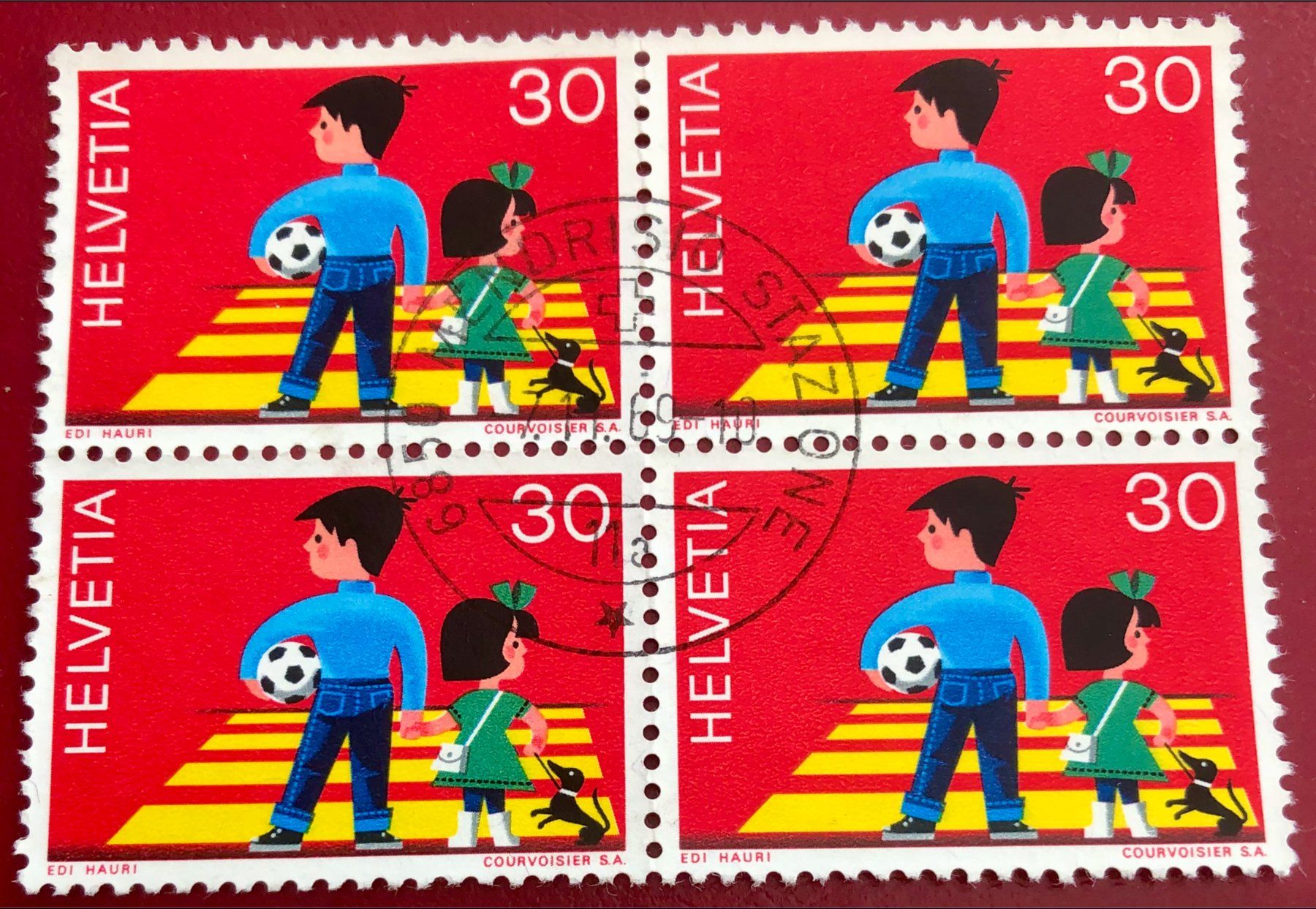 Tutti i francobolli: 4 er Block Nr.469  mit Stempel   – Usato da Aarau venduto da Billa007