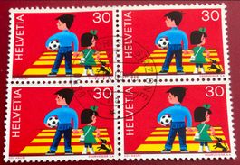 4 er Block Nr.469  mit Stempel  