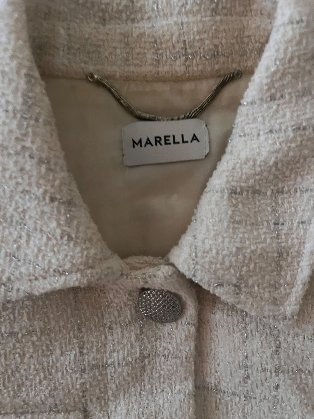 Kostüme: Marella Bouclé Kostüm, Crème, Gr. 38/M – Gebraucht aus Herrliberg von SisiW 1