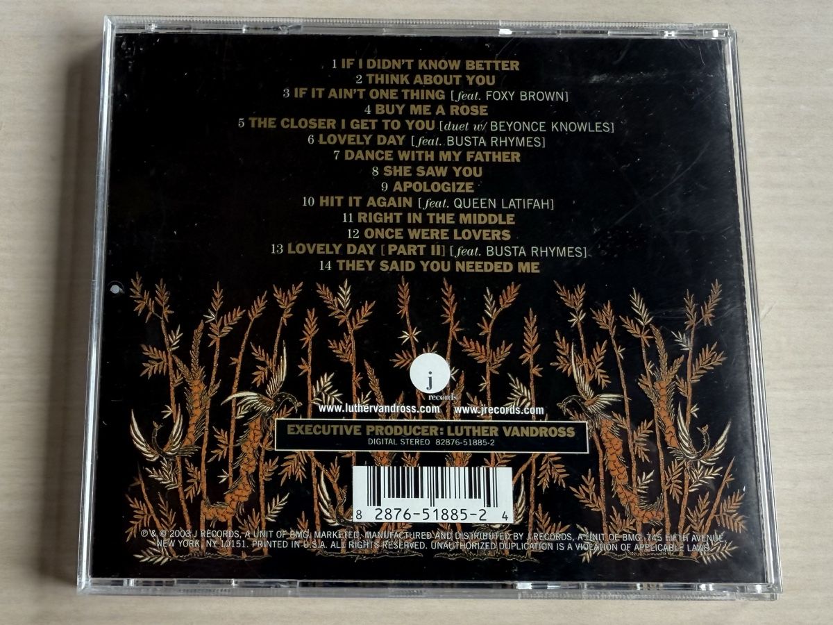 CD: Luther Vandross - Dance With My Father CD – Usato da Oberried Brienz venduto da Chyara 1