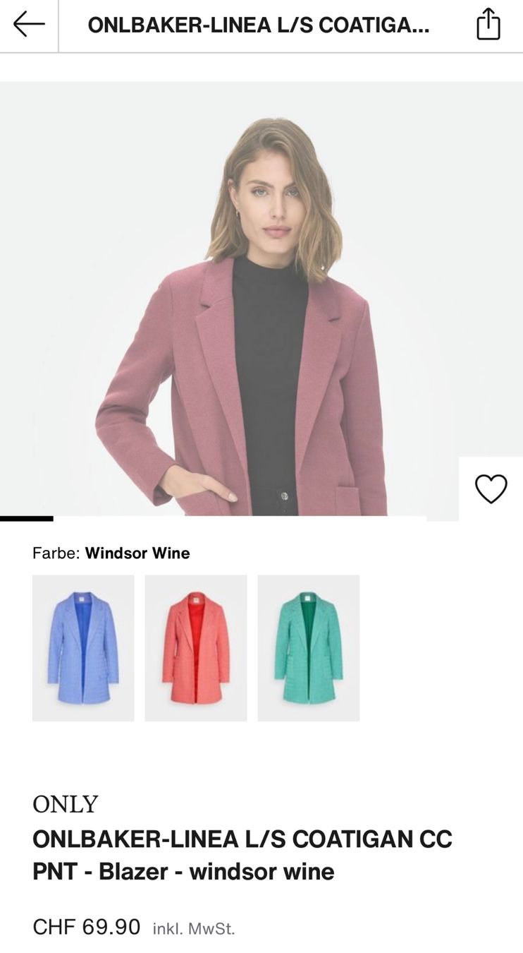 Only Giacche: NEU (mit Etikett) Blazer ONLY 34 – Nuovo (secondo la descrizione) da Kloten venduto da now20160 5