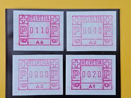 alle ATM 1 (1-4) ** (Kat 100.--) für nur 8.--