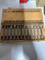 Drehstahl-Set 12-teilig im Original-Holzkasten, HSS