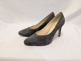 högl Pumps Veloursleder Grau Echtleder Gr. 37.5 (4.5)