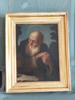 Religiös Heiliger Hieronymus, Barockgemälde auf Leinwand