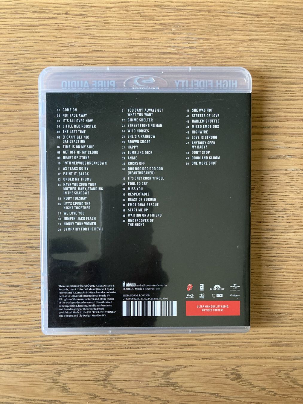 Alle DVDs: BLU RAY AUDIO : THE ROLLING STONES GRRR ! CHF 20 >>> 3.8 – Gebraucht aus Geneve von tigre69 1