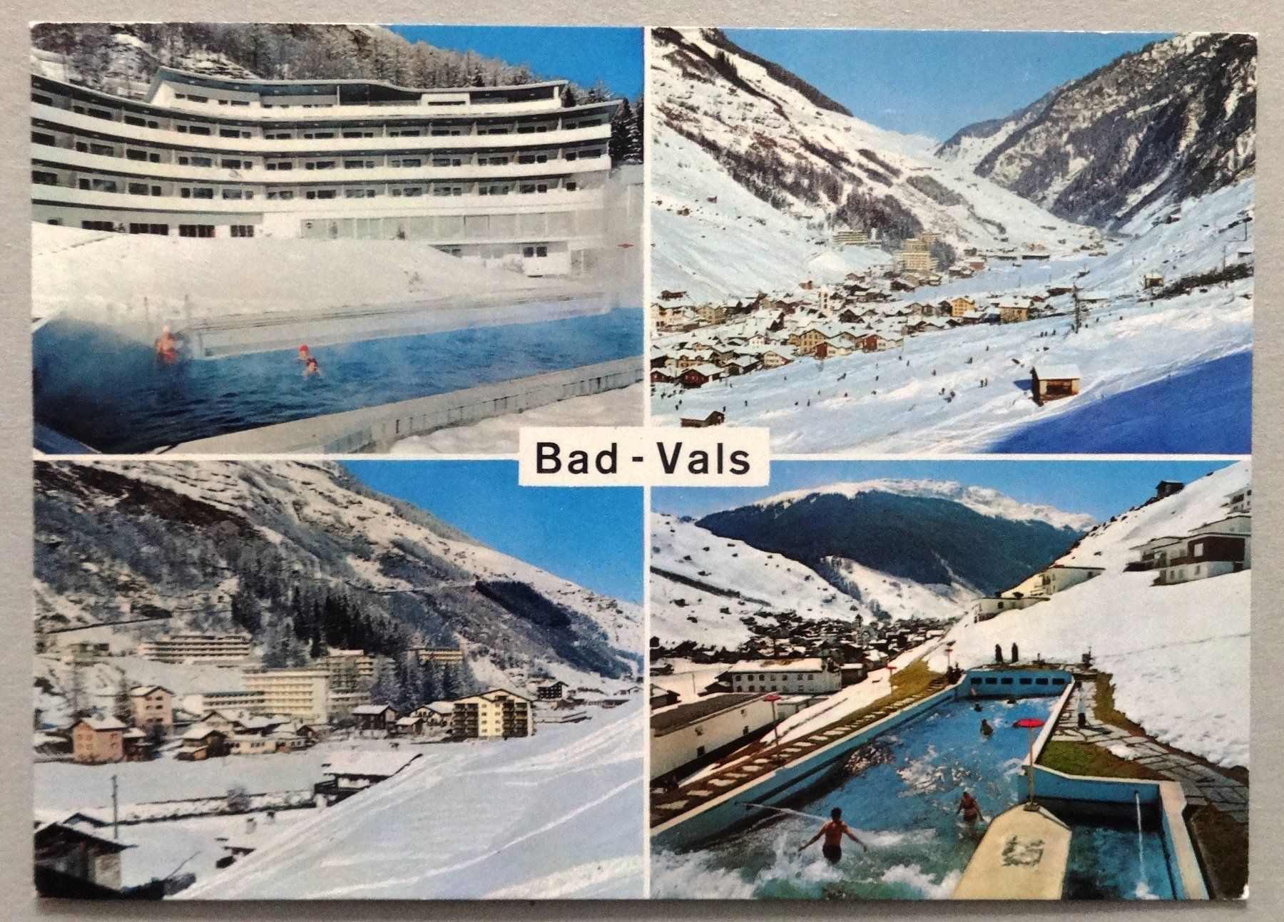 Cartoline postali: Bad Vals, 1252 m ü.M. – Usato da Fétigny venduto da Billy2miny