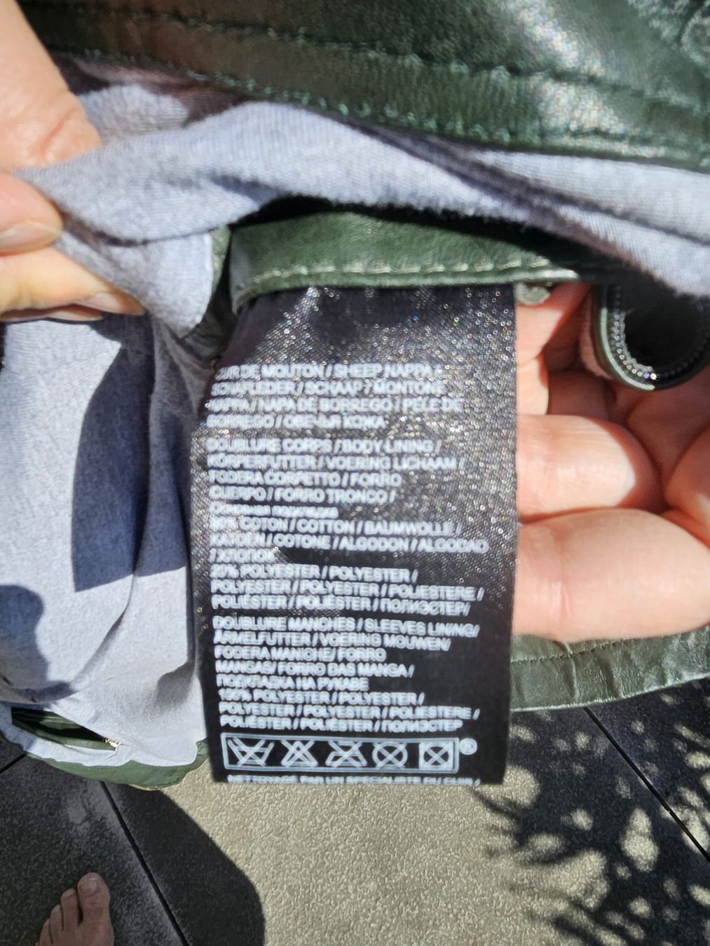Giacche: Blouson cuir vert – Usato da Genève venduto da celima48 6