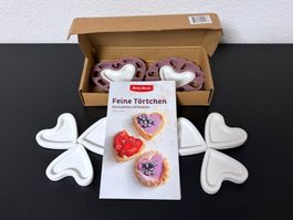 Betty Bossi Feine Törtchen Ausstechform Herz / Blume