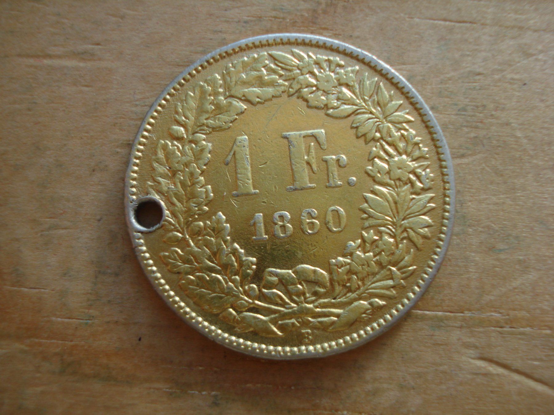 Tutti le monete: (S) 1 Franken 1860 – Usato da Erlach venduto da Net-Coins