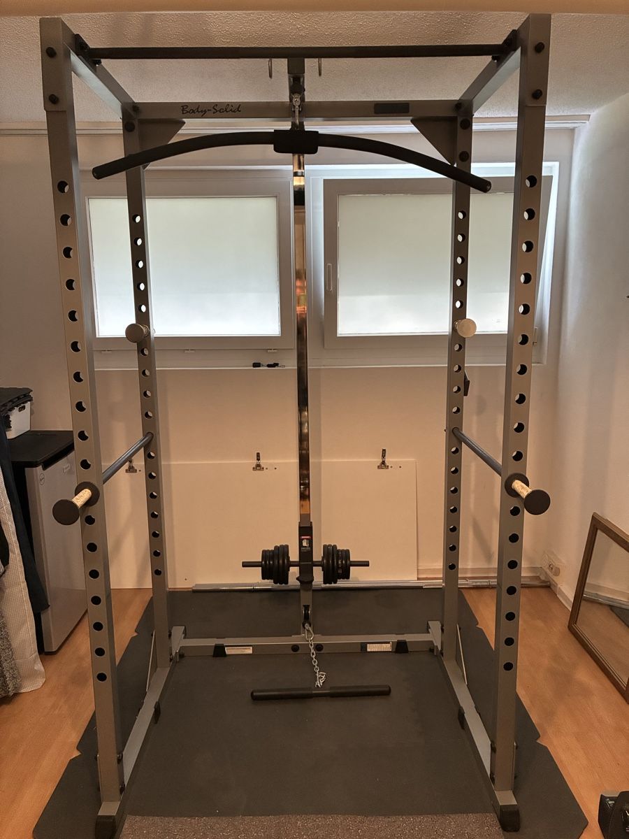Hometrainer: Power Rack von Body-Solid mit Latzugstation – Gebraucht aus Gossau SG von Upscales