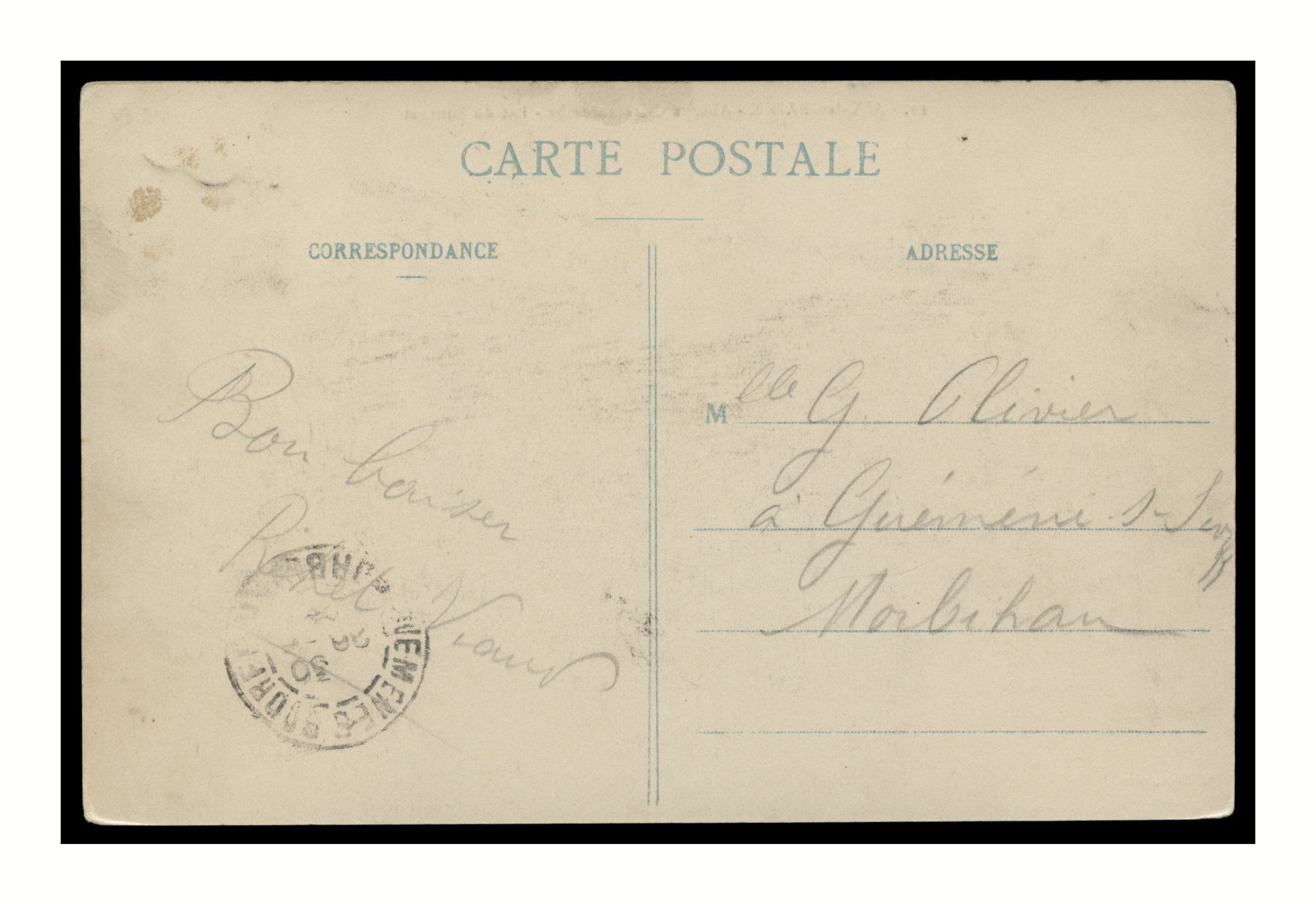 Cartoline postali: AIX-LES-BAINS - 1900 "Bateau" Lac et Abbaye – Usato da Onex venduto da gonsla01 1