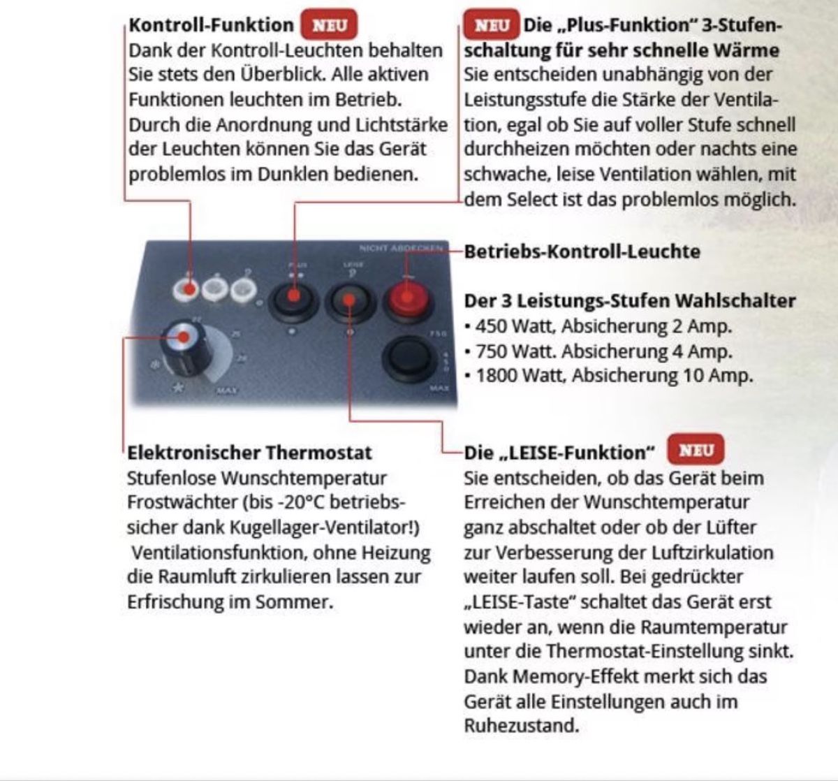 Ecomat2000 Radiatori: Ecomat Select Heizlüfter Hochsee – Usato da Kehrsatz venduto da luna_44 7