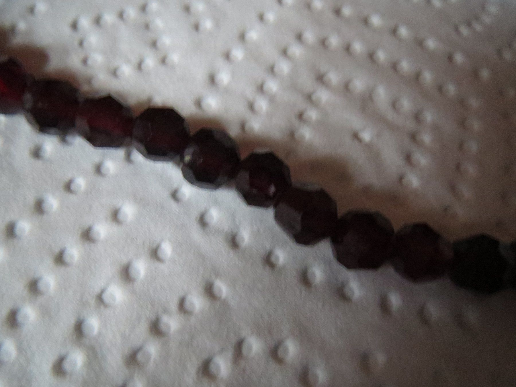 Catenine: super schöne ECHTSTEIN Kette RHODOLIT – Usato da Kiental venduto da Anna8702 3