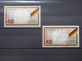 BRD 1974 25 Jahre BRD aus Block 10 **/gest.
