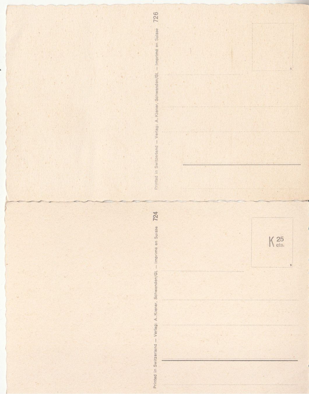 Cartoline postali: Mecki/Kis/Peter ca. 1950, 5 Karten – Usato da Bürglen TG venduto da StampGraf 2