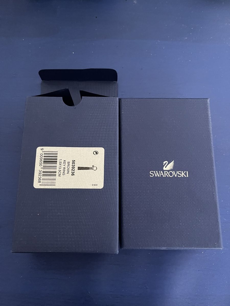 Swarovski Schlüsselanhänger & - bänder: SWAROVSKI Brown Key Chain (Leather) – Neu und originalverpackt aus Siebnen von Arko27 1