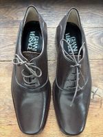 Gianni Versace dunkelbraun Lederschuhe, Gr. 6.5, Neu
