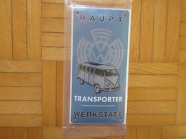 Email-Schild VW Transporter Bulie Werkstatt   20 X 10 cm