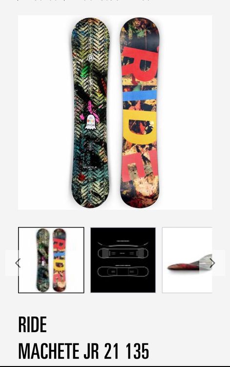 Snowboard ride Machete Jr 135cm (Gebraucht) in St. Gallen für CHF 139 ...