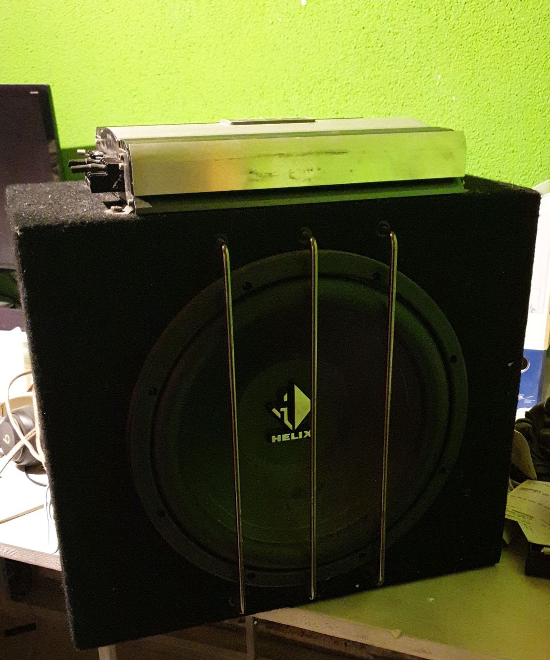 Casse acustiche: Auto-Subwoofer mit Verstärker Mac Audio – Usato da Au SG venduto da fiat27