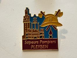 1 Pin Sapeur Pompiers Pleyben