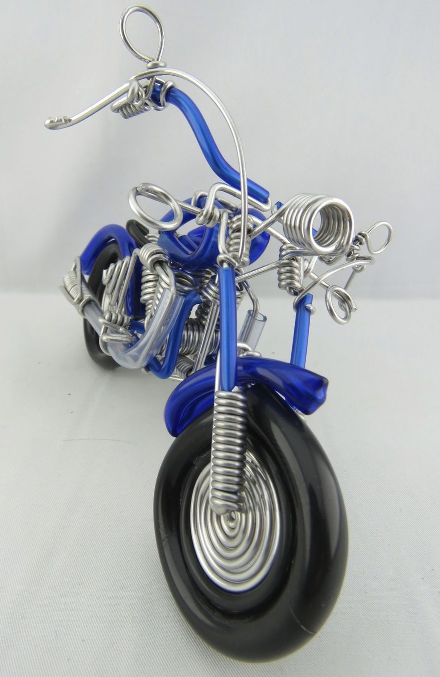 Kit di modellismo & Modellini statici: MOTORRAD - Handarbeit aus Draht - Neu – Nuovo (secondo la descrizione) da Grenchen venduto da Yamahwildstar16 4
