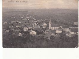 Cornol 1917, mit Stempel Feldbatterie No. 28