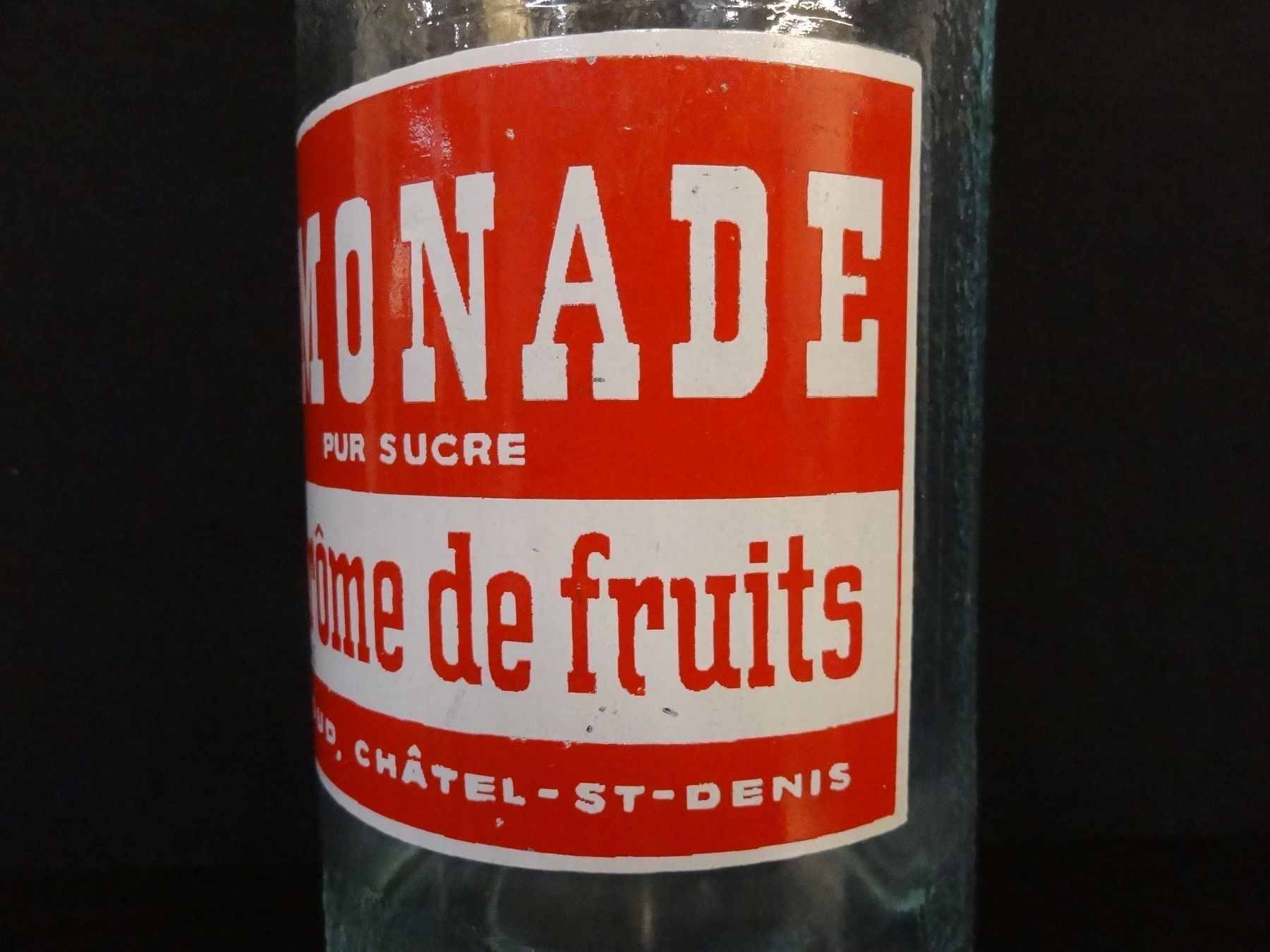 Gläser, Krüge & Flaschen: Flasche LIMONADE PUR SUCRE V. PILLOUD CHÂTEL-ST-DENIS 1950 – Gebraucht aus Kerzers von Flaschenposten 5
