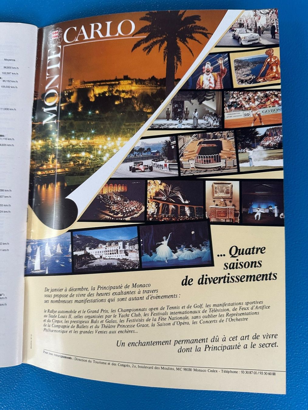 Revues & Magazines: Programmheft , F 1  Monaco  1989 – D'occasion à Boswil par pavo1 8