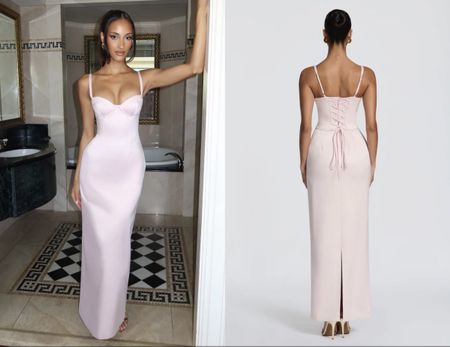 BENNETT MAXI DRESS - BLUSH BABYBOO