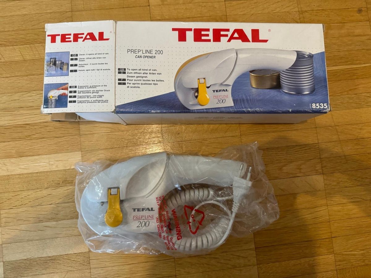 Elettrodomestici da cucina: Apribottiglie elettrico TEFAL Prepline 200 – Nuovo (secondo la descrizione) da Viganello venduto da Lolland_7