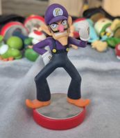 WALUIGI AMIIBO FIGURINE NINTENDO COLLECTION FIGURE MARIO