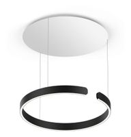 Occhio MITO sospeso 60 var. (Base weiss, Ring Black Phantom)
