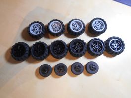 Lego Räder DM ca 40 / 30 mm  ( Set 808 )